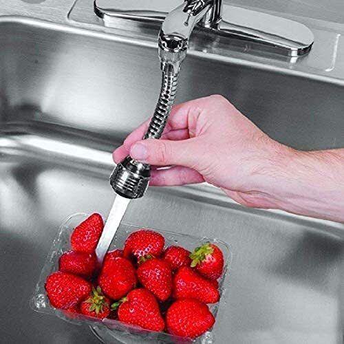 360 degree Turbo Flex Faucet Sprayer Water Extender Multiple use in Kitchen Tap Sink Plug