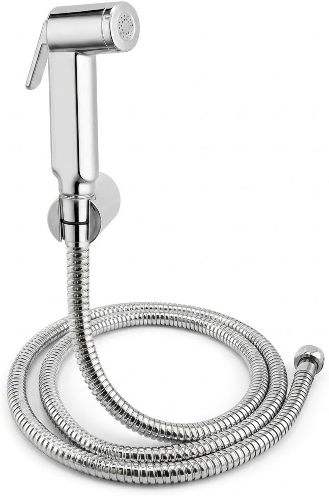 ABS Health Faucet with 1 Meter Hose Pipe & Wall Hook Jet Spray Faucet Mount-image-44
