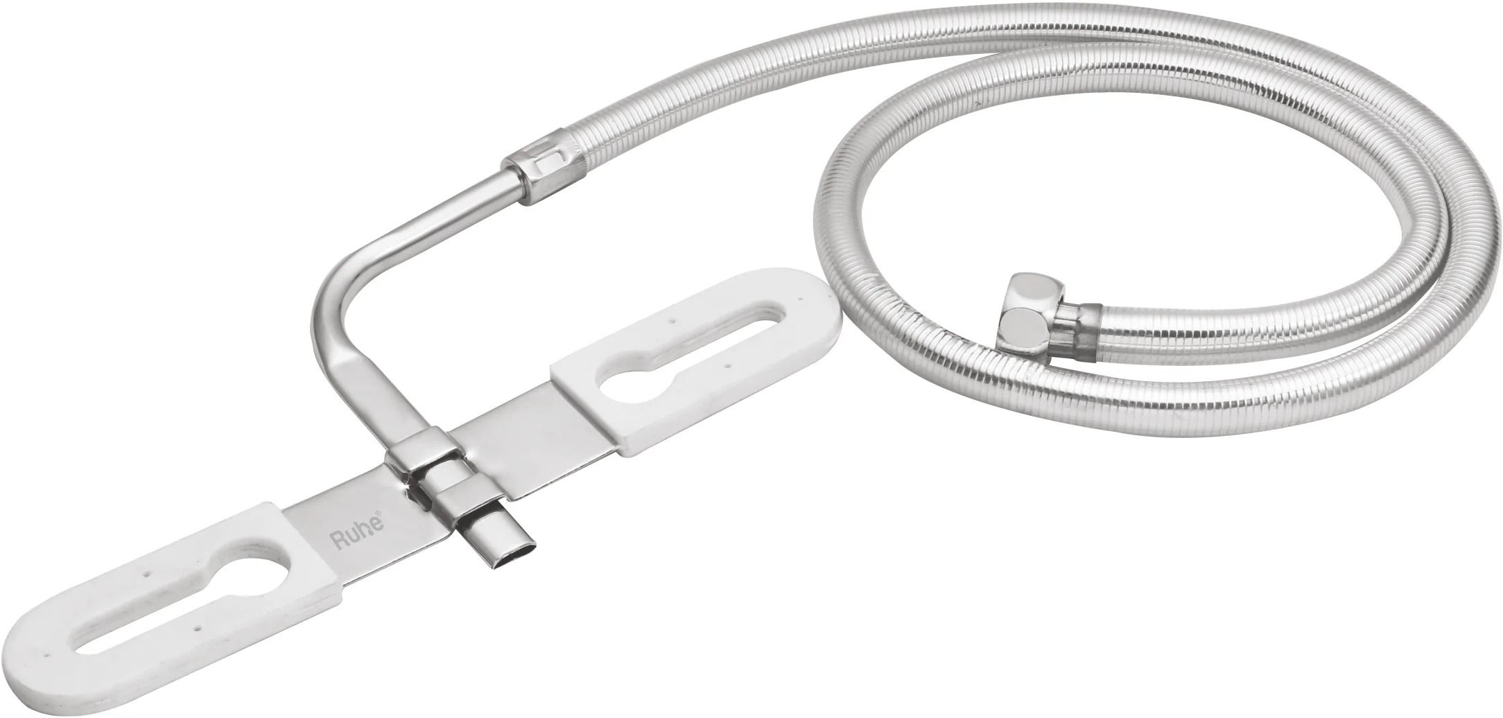 304 Grade Stainless Steel Toilet Bidet Or Jet Hands-free Spray Flat Nozzle 1 Meter Heavy PVC Hose Faucet Set-image-30