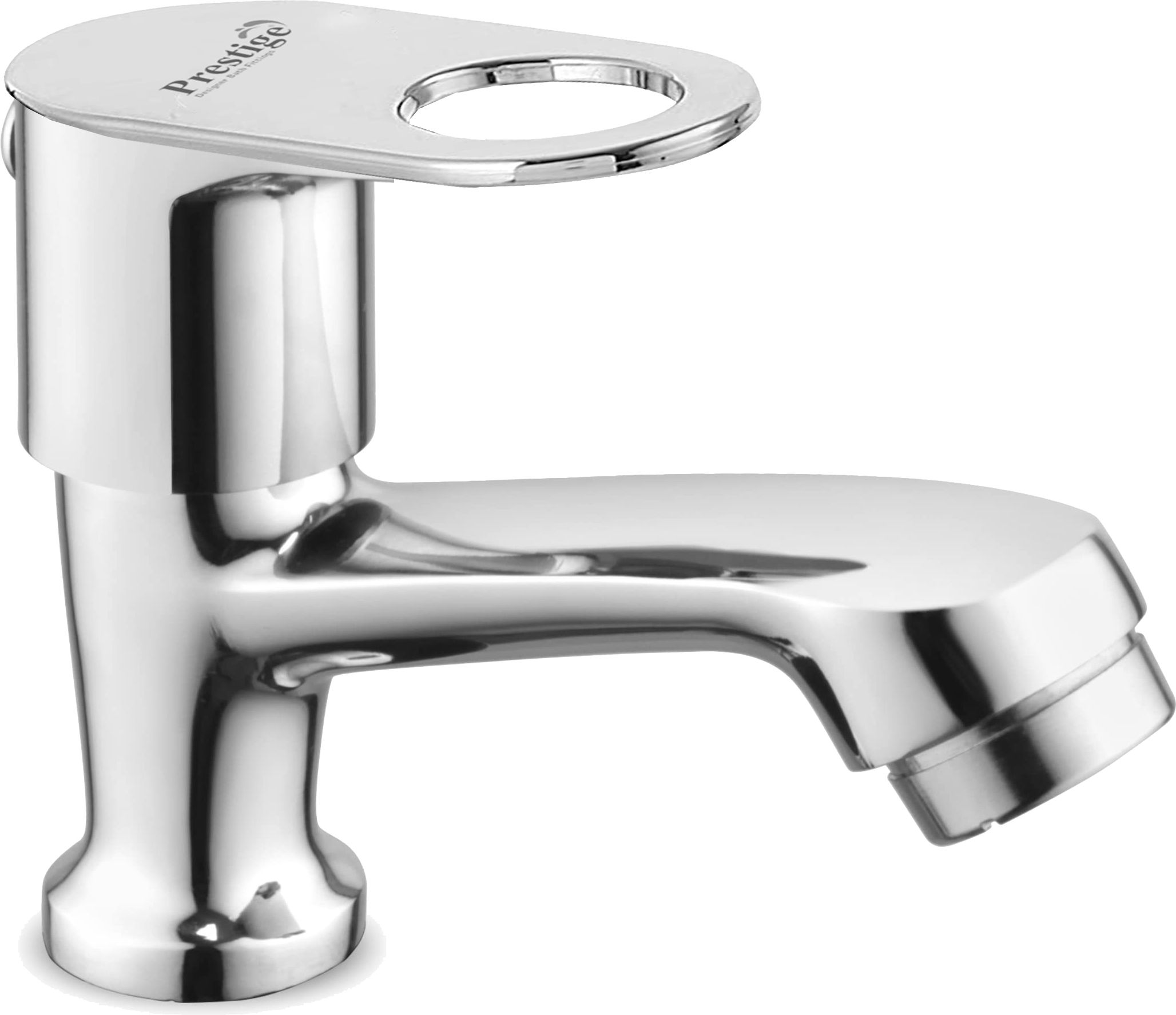 prestige Prime Curve Brass Pillar Cock Faucet/Tap with Chrome Finish- Set of 1 Bib Tap Faucet-picture-26