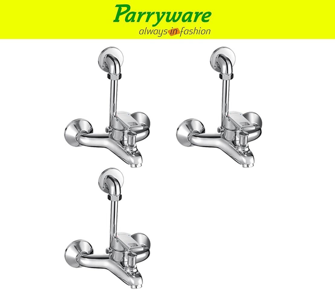 Vista Wall Mixer with Overhead Shower Provision Bathroom set of 3 pic 008 Wall Mixer Faucet-image-46