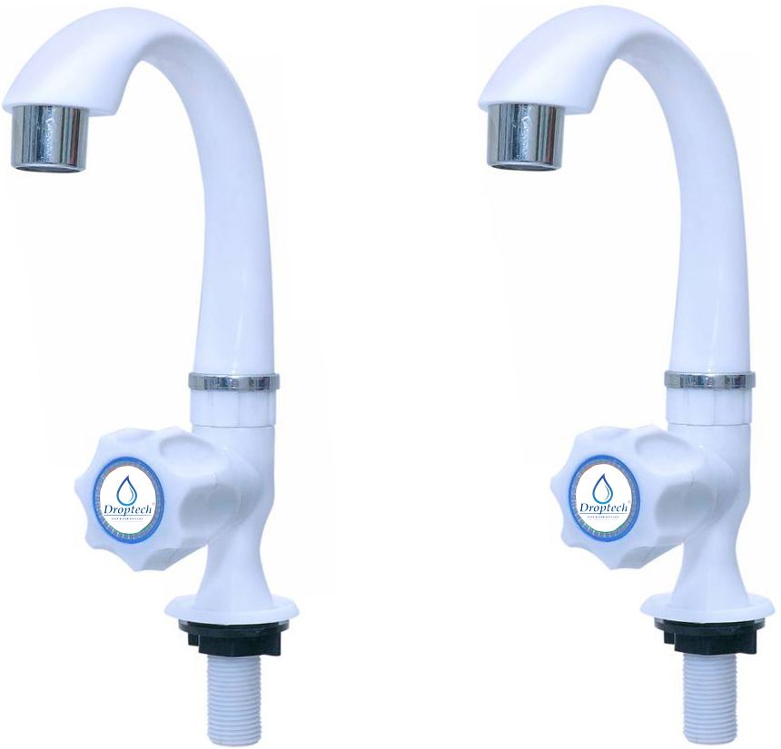 PVC Swan Neck Tap With Foam Flow Primium quality Pack of 2 Swan Neck Faucet