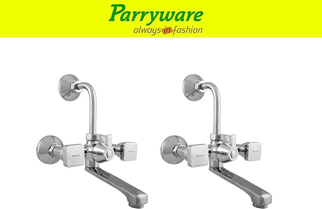 Ritz Wall Mixer 2 in 1 with Overhead Shower Provision set of 2 pic 406 Wall Mixer with Overhead Shower Provision Wall Mixer Faucet-image-46