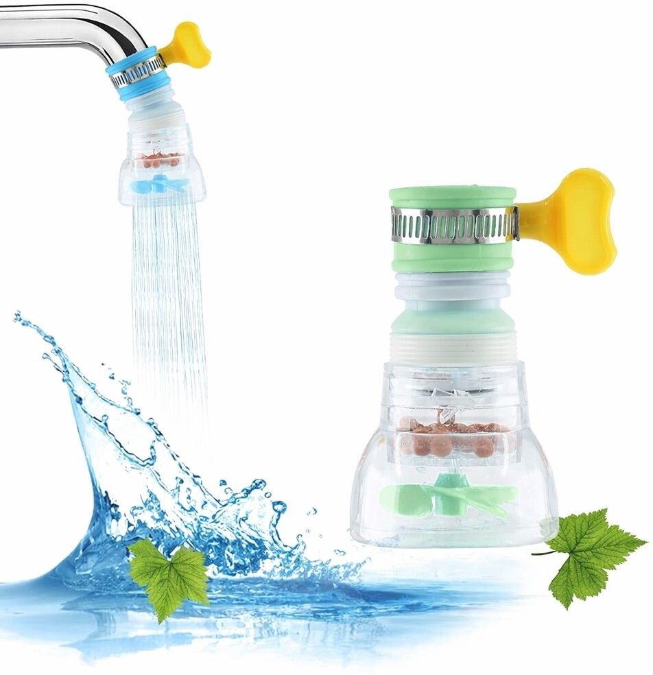 Water Saving Faucet Adjustable Tap Mount Water Filter Faucet Handle-image-27