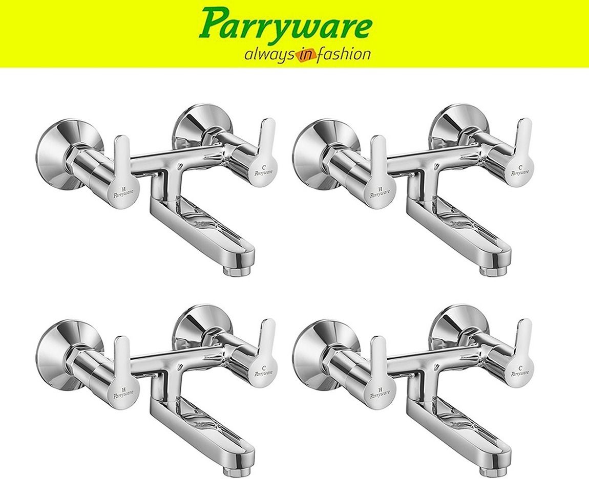Claret Non Telephonic Wall Mixer Hot and Cold water set of 4 pic Faucet 0640 Wall Mixer Faucet-image-2