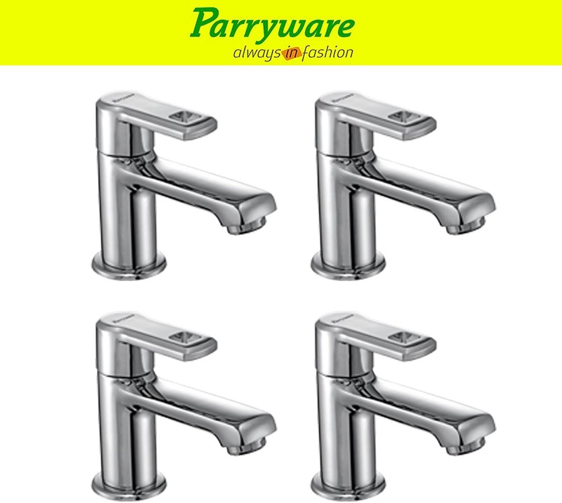 parryware Vista Pillar Tap for Wash Basin – Brass Body, Chrome Finish set of 4 pic 248 Pillar Tap for Wash Basin – Brass Body, Chrome Finish, Single Lever Faucet Pillar Tap Faucet-picture-20