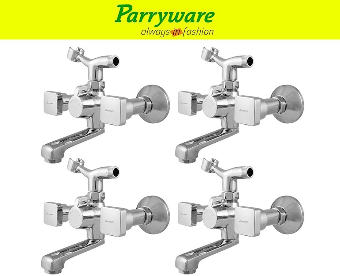 Ritz Wall Mixer with Crutch For hand Shower Provision set of 4 pic 075 Wall Mixer with hand Shower Provision Wall Mixer Faucet-image-36