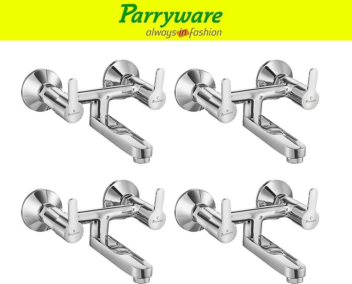 Claret Non Telephonic Wall Mixer Hot and Cold water set of 4 pic Faucet 0165 Wall Mixer Faucet-image-3