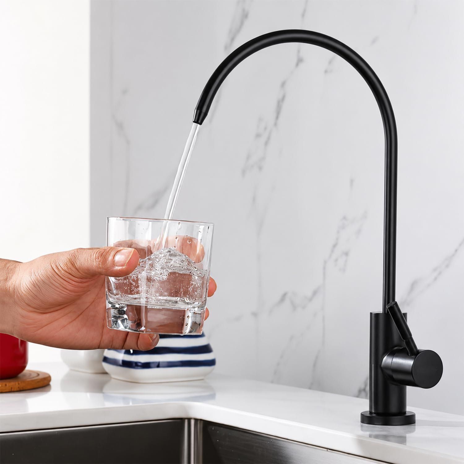 SS-304 PVD Coated Matt Black RO Tap / RO Tap Faucet | RO Pillar Tap Pillar Tap Faucet-image-3