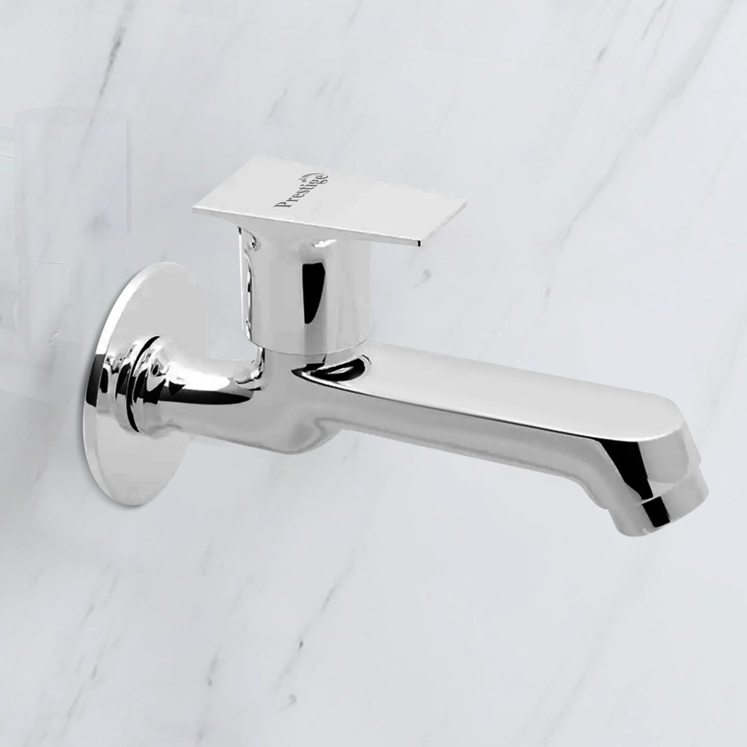 prestige Spa-Bib Cock Brass Taps Bib Cock Tap with Wall Flange Chrome Finish Angle Cock Pillar taps Bib Cock Pillar tap For Bathroom Faucets Bib Tap Faucet-picture-31