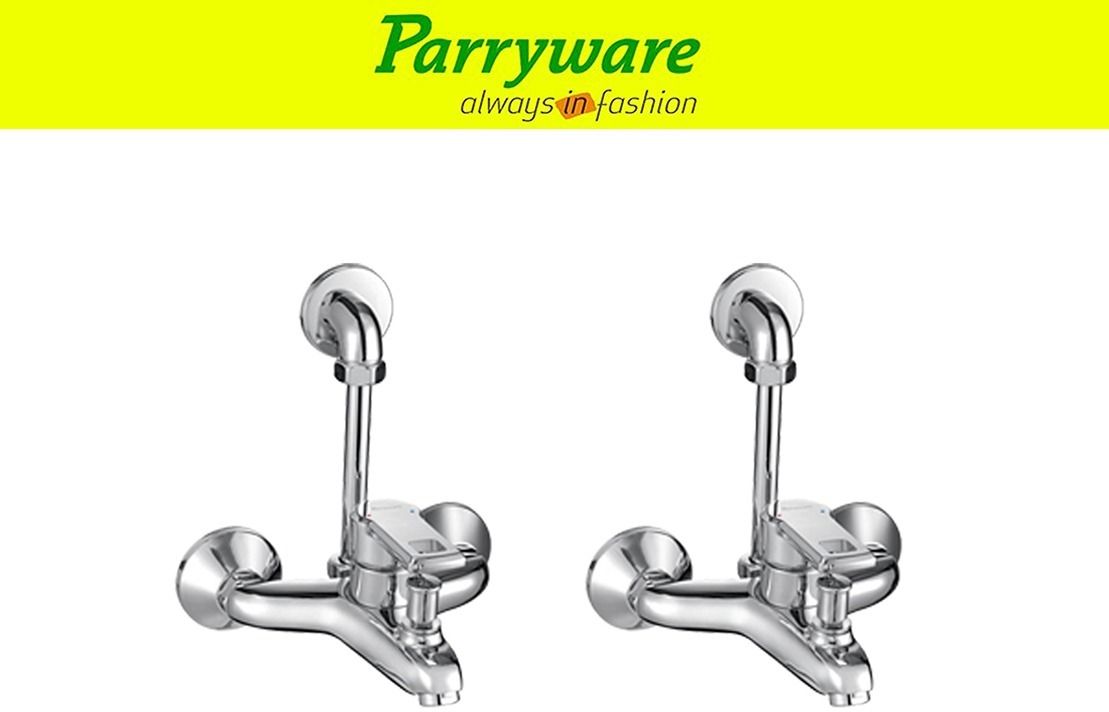 Vista Wall Mixer with Overhead Shower Provision Bathroom set of 2 pic 177 Wall Mixer with Overhead Shower Provision Wall Mixer Faucet-image-0