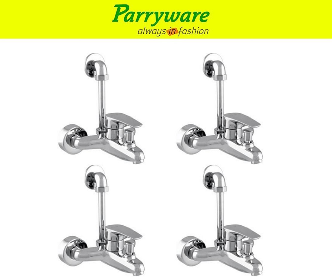 Primo Wall Mixer with Overhead Shower Provision Bathroom set of 4 pic 201 Wall Mixer with Overhead Shower Provision Wall Mixer Faucet-image-7