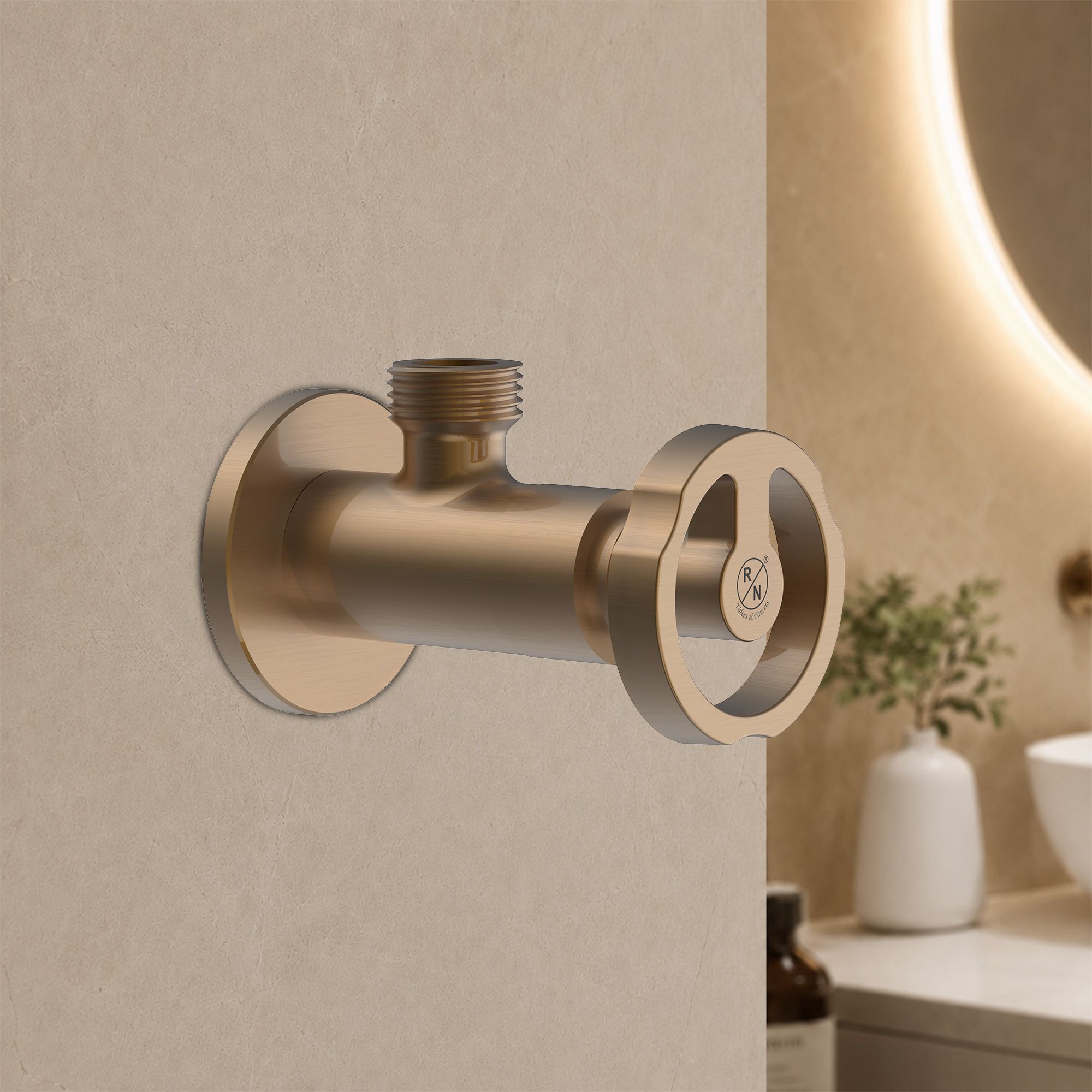 rn CP Faucet | Vita Pro Angle Cock with SS304 Flange | Brass Body Chrome Finish | Angle Cock Faucet-picture-23
