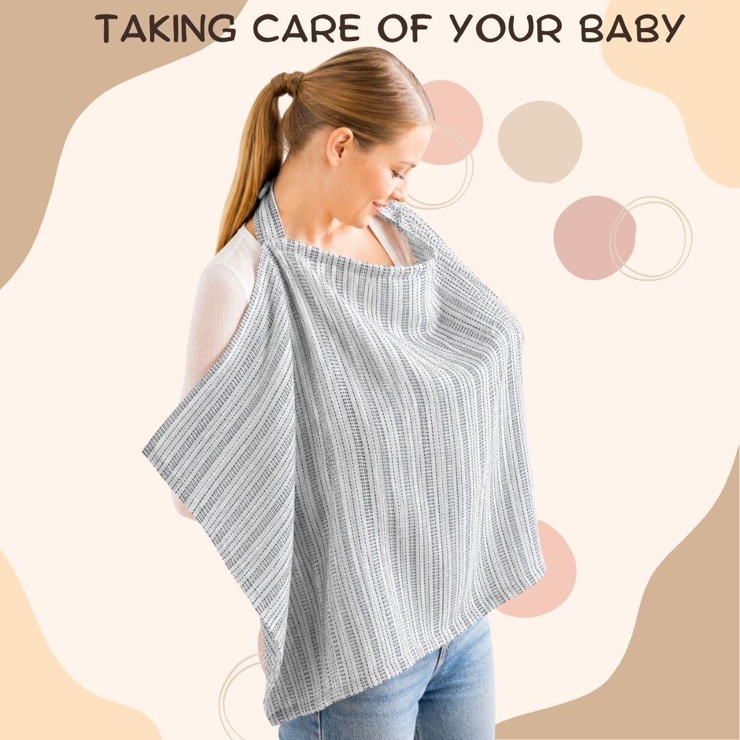 mummycare Comfortable Feeding Cloak for Newborn Baby Breastfeeding Privacy Feeding Cloak-picture-18