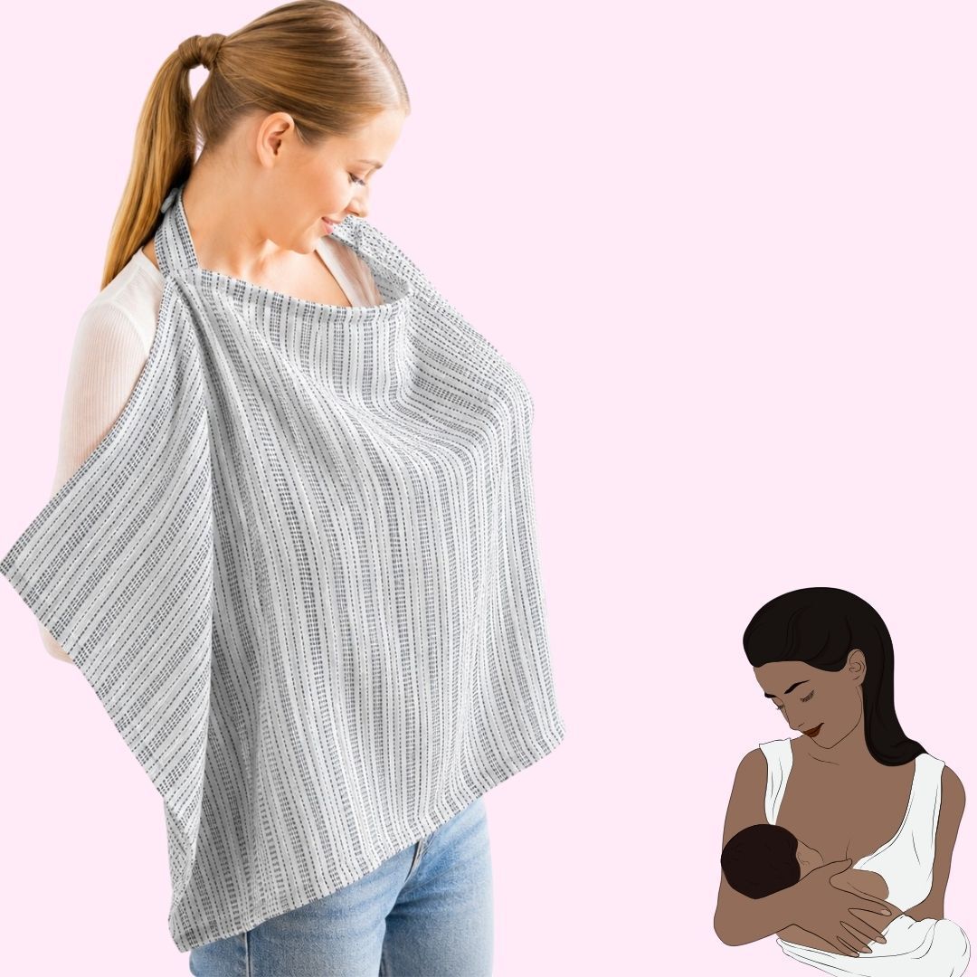 mummycare Premium Nursing Cover for Baby Feeding Breastfeeding Cloak Cotton Feeding Cloak-picture-35