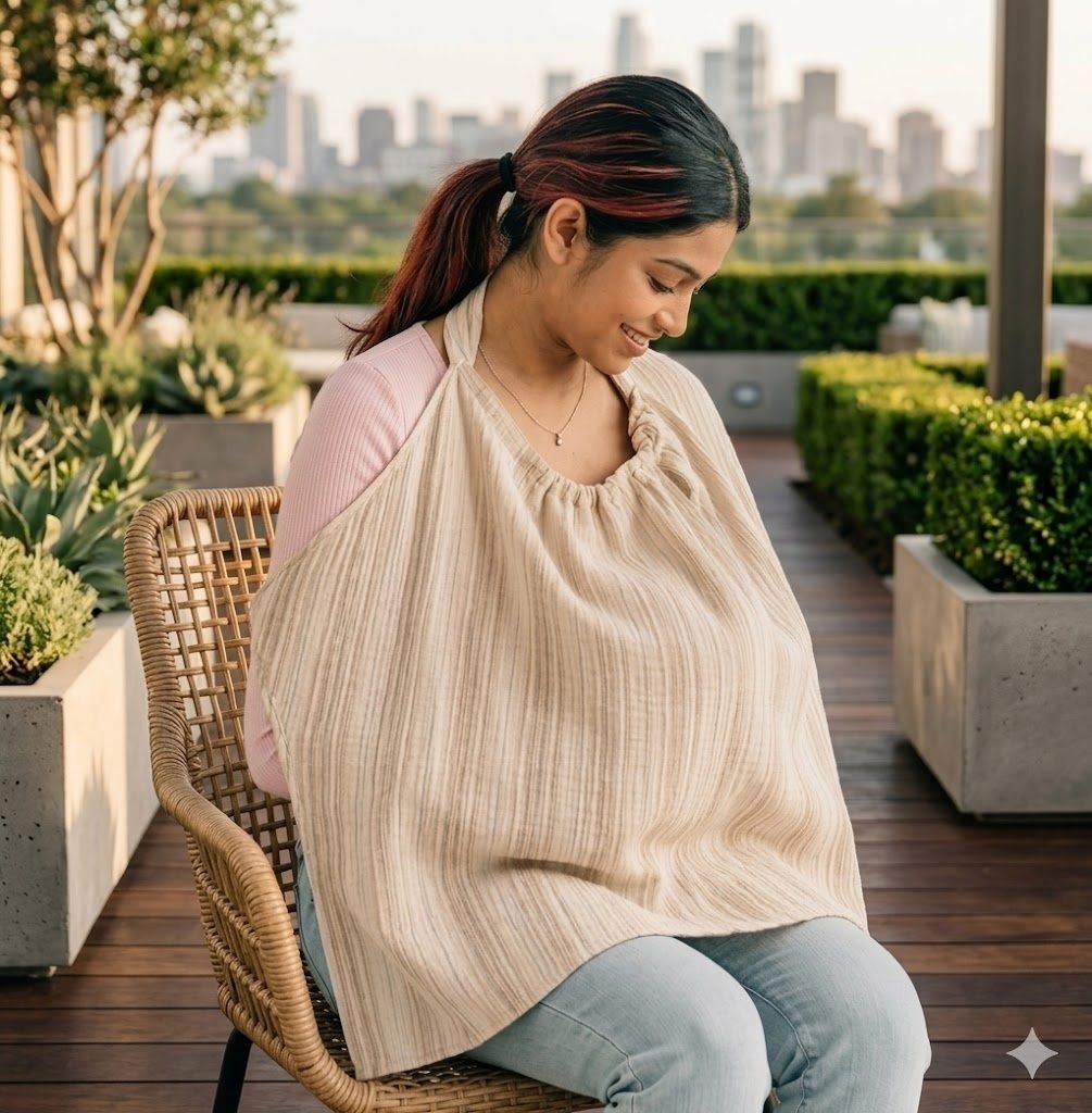 momnest Premium Cotton Nursing Cover Feeding Cloak-picture-22