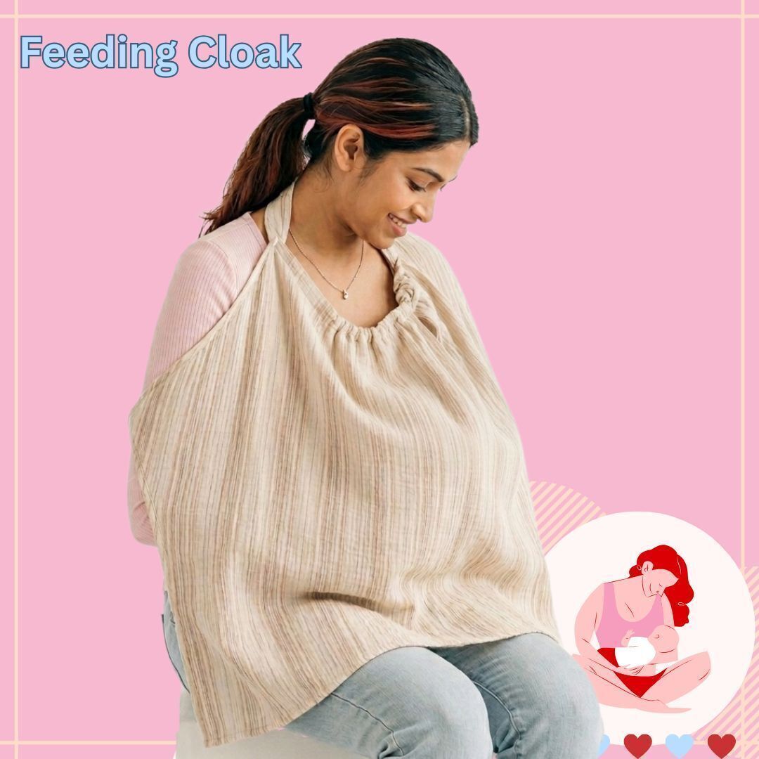 Travel Friendly Feeding Cloak Baby Nursing Cover Lightweight Feeding Cloak-image-44