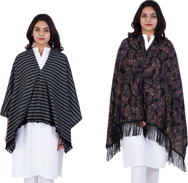 aguila Premium Soft Warm Printed And Stripes Feeding shawl Feeding Cloak-picture-14