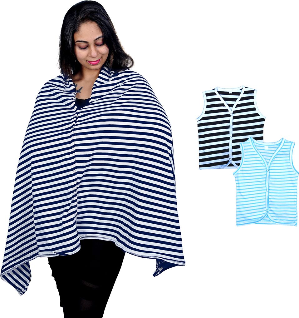 kowsi Soft Mother's Nursing & Feeding Shawl Tees combo Feeding Cloak-picture-26