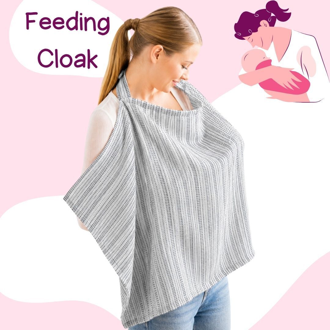 Breathable Breastfeeding Cloak for Mothers Baby Nursing Cover Feeding Cloak-image-42