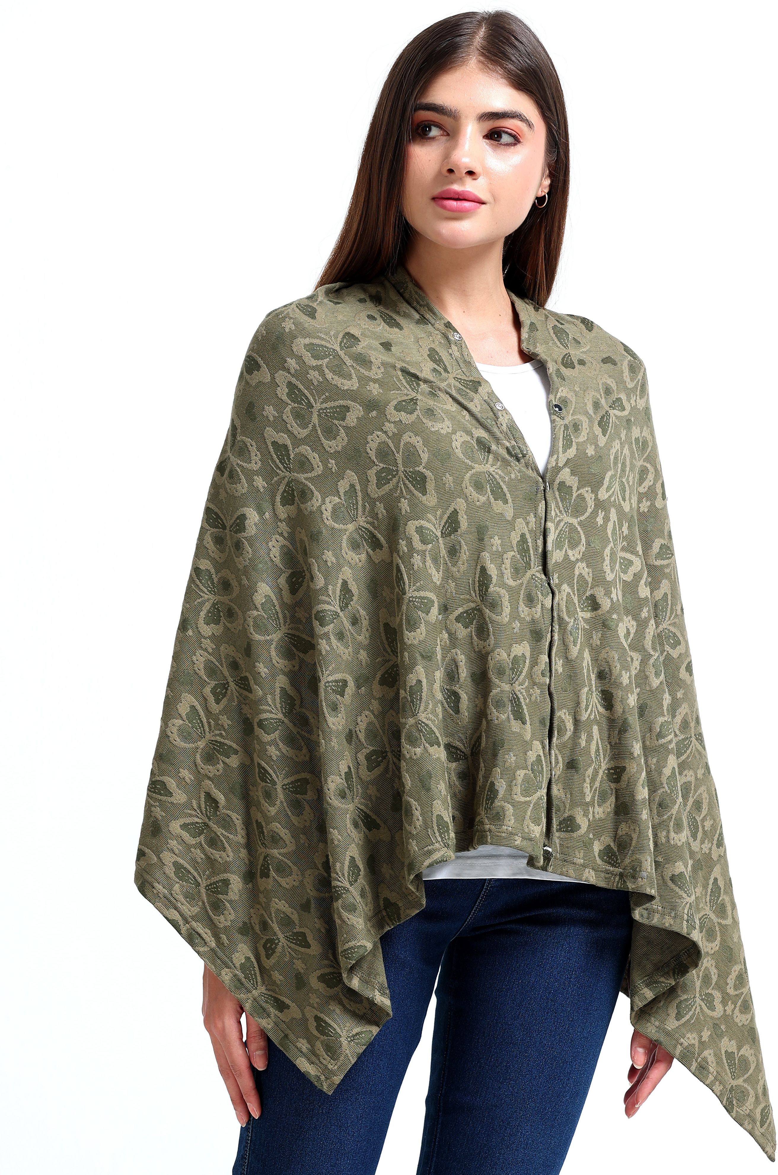 Premium Soft And Warm Feeding shawl Feeding Cloak-image-14