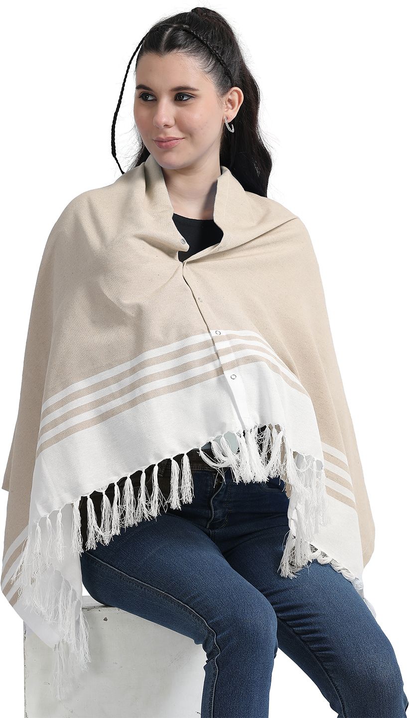 Soft cotton multi purpose breastfeeding shawl Feeding Cloak