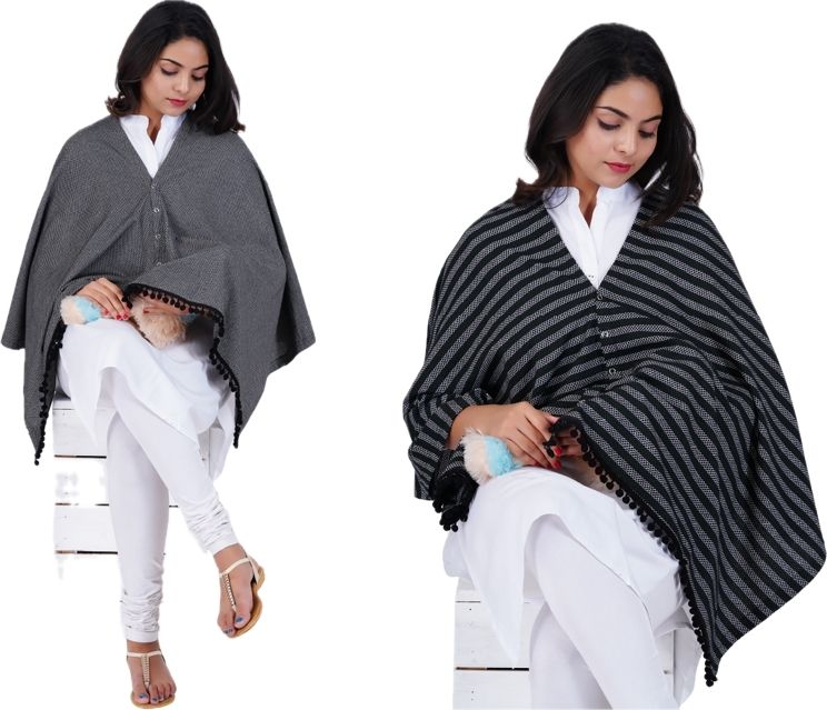Premium Soft And Warm Feeding shawl Feeding Cloak-image-29