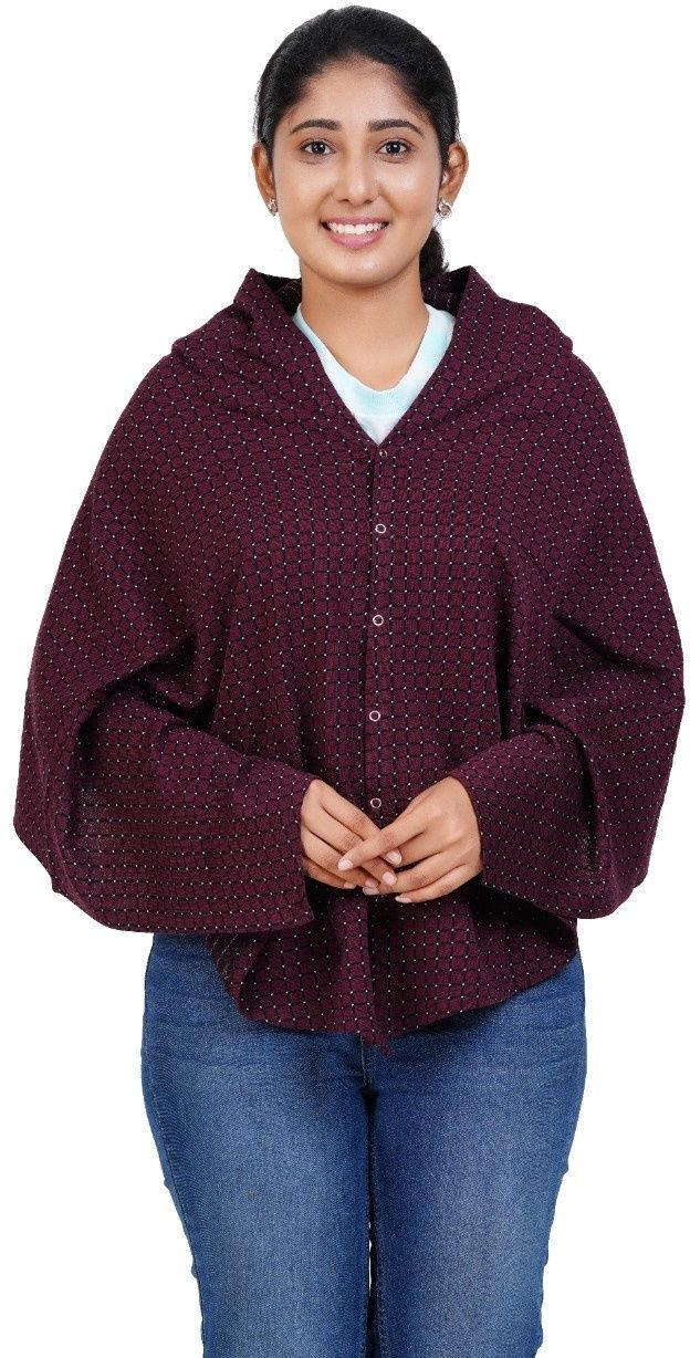 Soft Mother's Nursing & Feeding Shawl Feeding Cloak-image-14