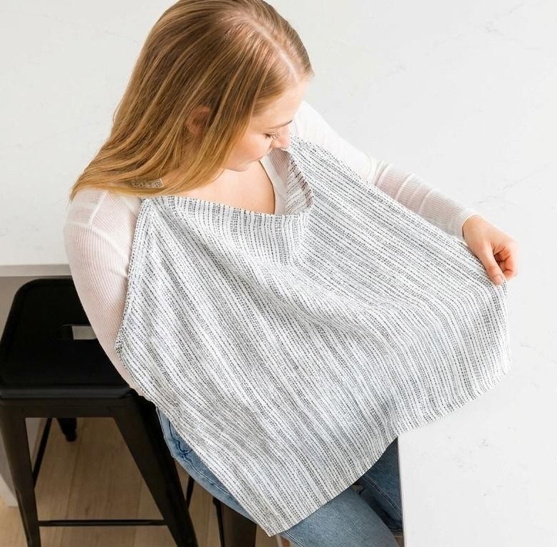 Portable Breastfeeding Cover for Mothers Cambric Cotton Feeding Cloak Feeding Cloak-image-40