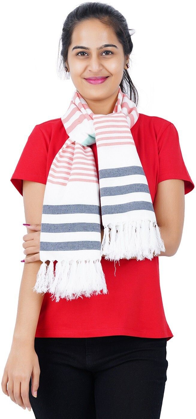 Breast Feeding Shawl/ Nursing Cover for Women & Mother - Orange (Striped) Feeding Cloak-image-43