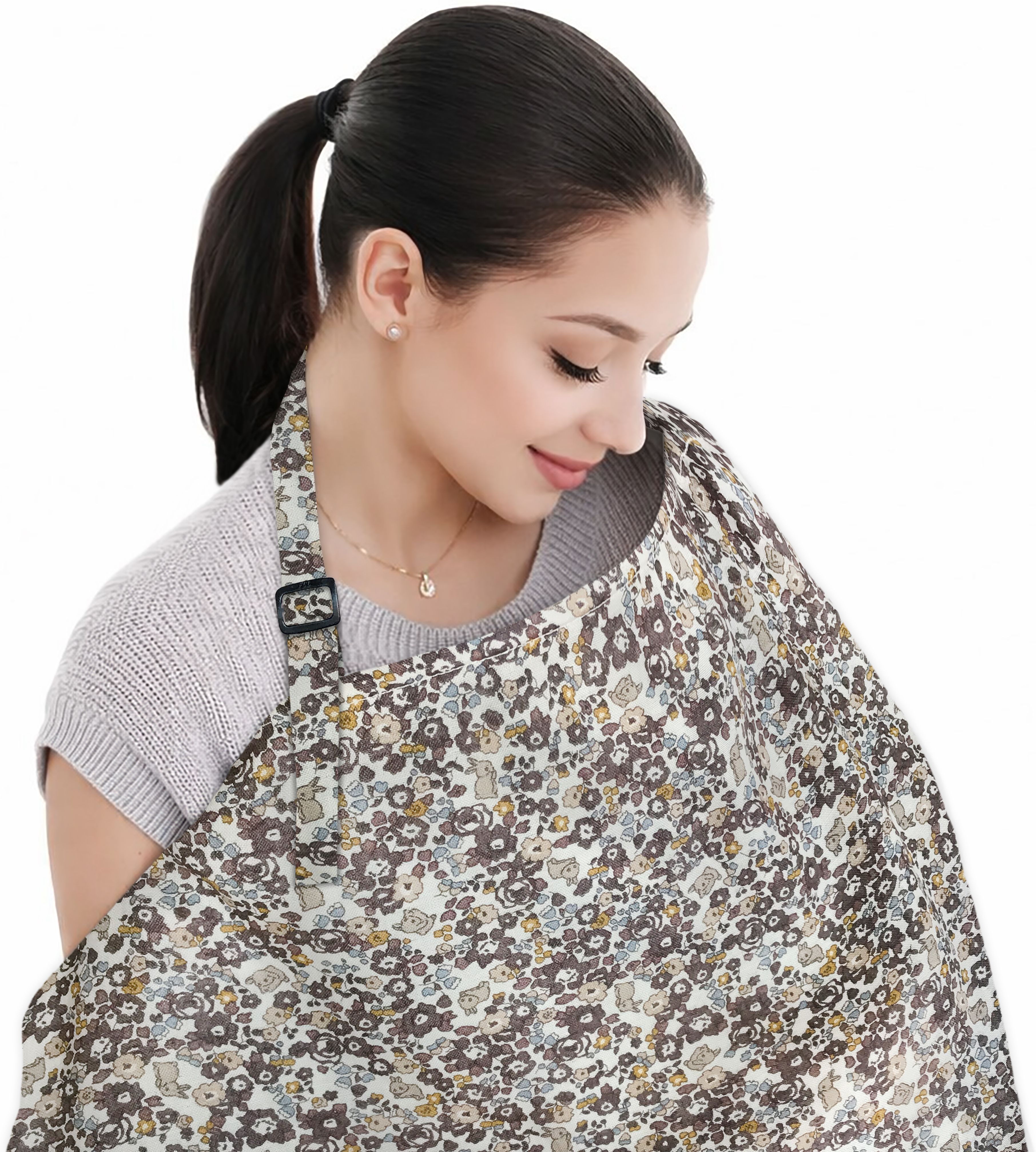 Satin -Flower Feeding Cloak-image-13