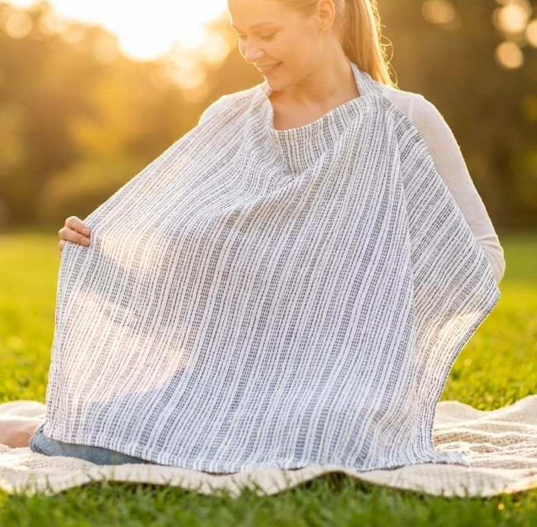 Full Coverage Feeding Cloak for Breastfeeding Baby Nursing Shawl Feeding Cloak-image-38
