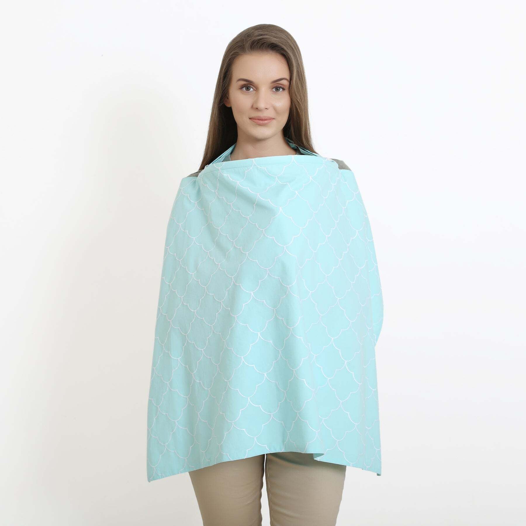 momzjoy Flatter Pattern Maternity or Nursing Feeding Cover Feeding Cloak-picture-42