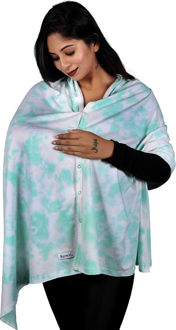 kowsi Premium soft cotton mother's feeding shawl Feeding Cloak-picture-11