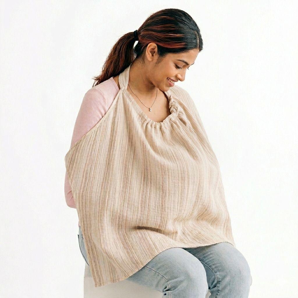 momnest Lightweight Feeding Cloak Nursing Cover for Breastfeeding Moms Feeding Cloak-picture-12