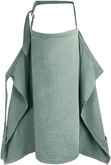 concrew Muslin Nursing Cover for Breastfeeding – 100 % Orignal cotton Feeding Cloak-picture-31