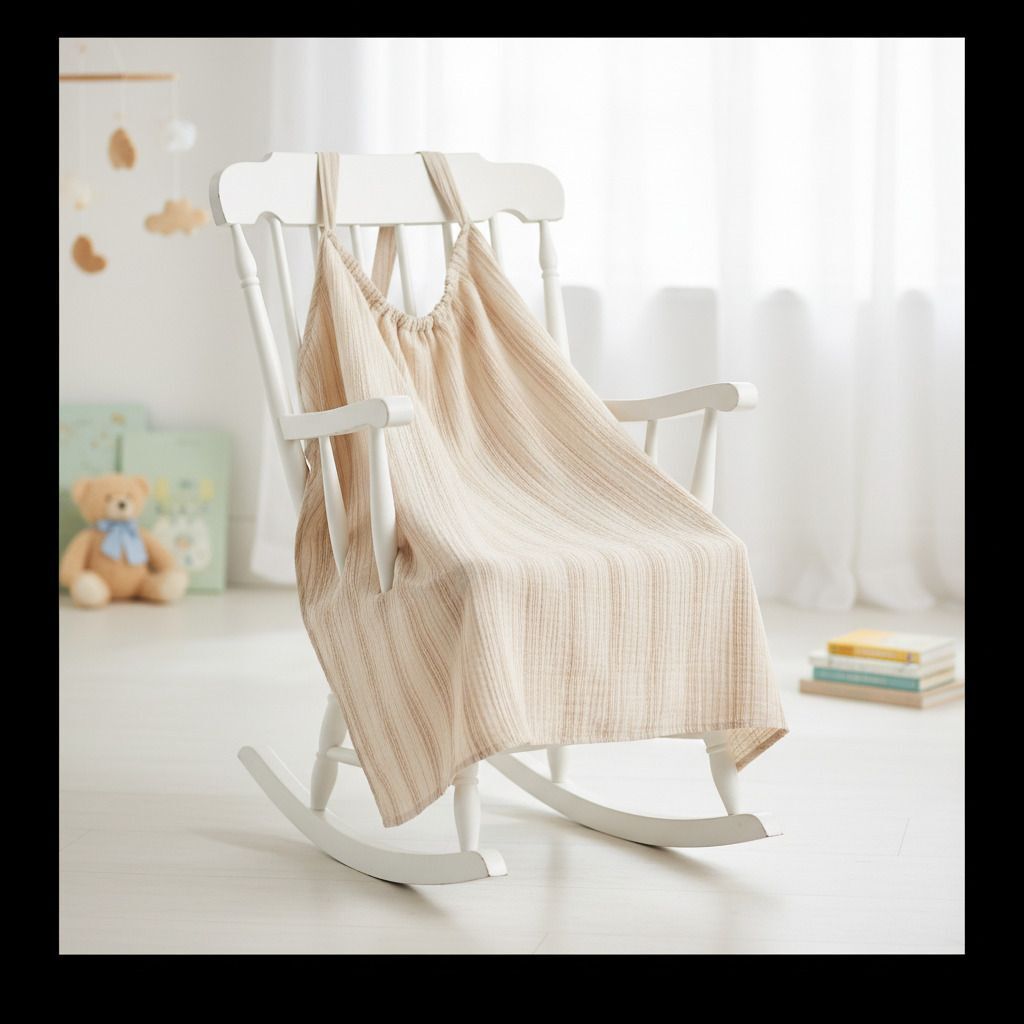 Portable Nursing Cover for Breastfeeding Baby Feeding Cotton Apron Feeding Cloak-image-38
