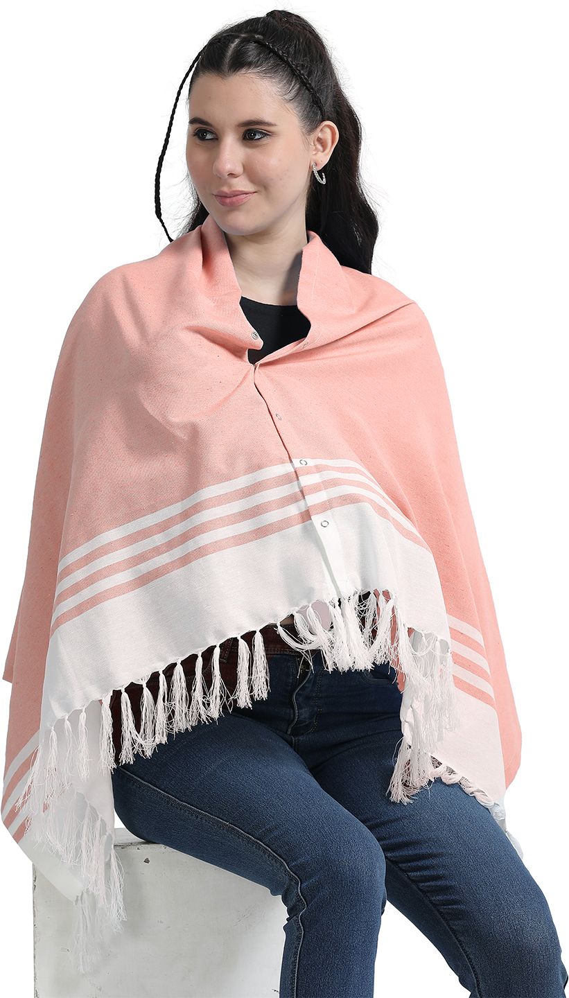Soft cotton multi purpose breastfeeding shawl Feeding Cloak-image-20