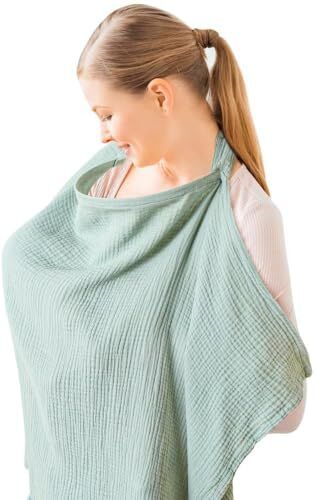 drudz Lightweight Feeding Covers | Soft Breathable Nursing Cover with Adjustable Strap Feeding Cloak-picture-23