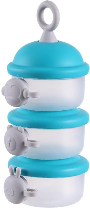 3-Layer Portable Baby Milk Powder Container - BPA-Free, Airtight FormulA - PLATIC-image-19