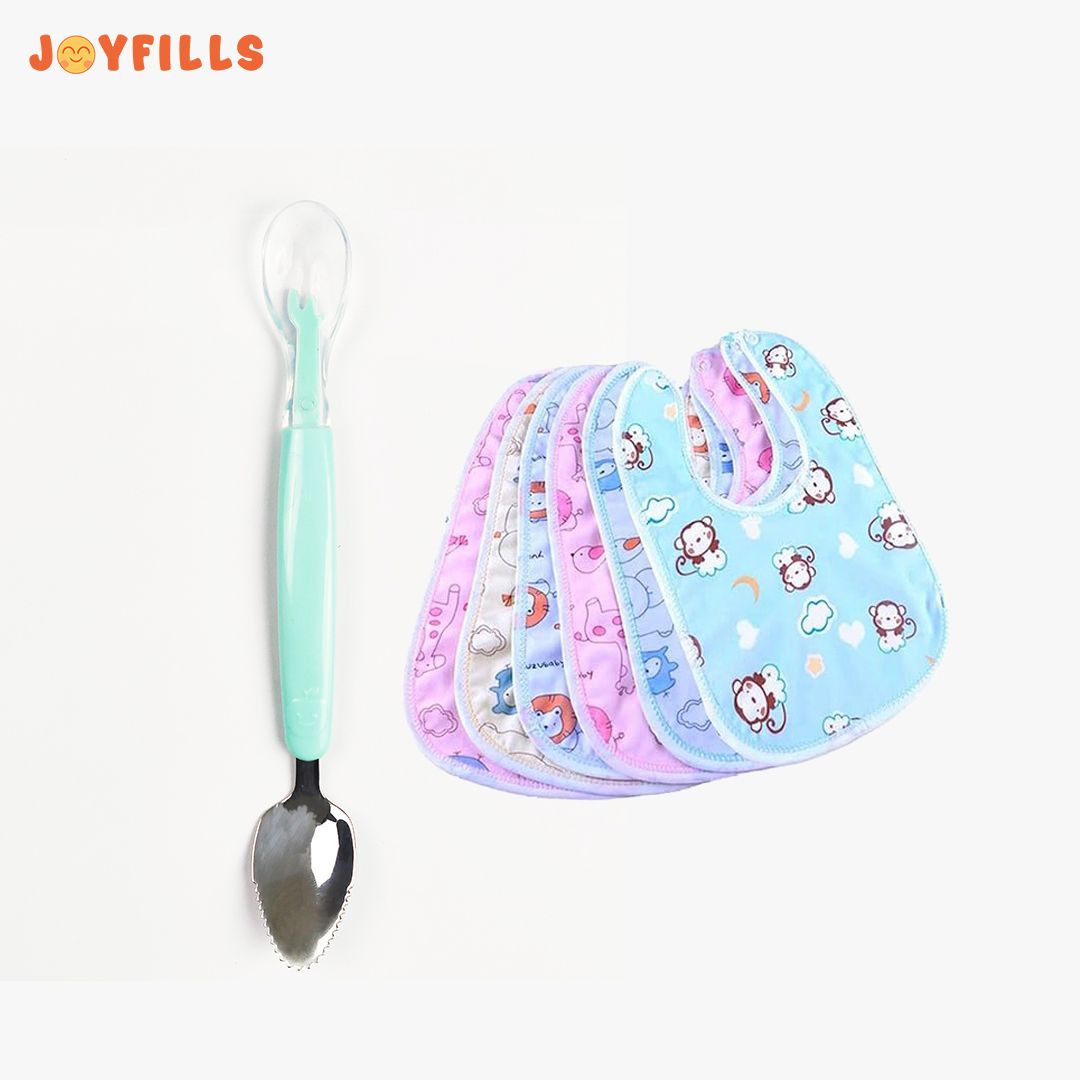 joyfills Baby Fruit Spoon 2 in 1 Multifunction Baby Feeding Fruit Spoon for Kids/Toldder- Slicone-picture-13