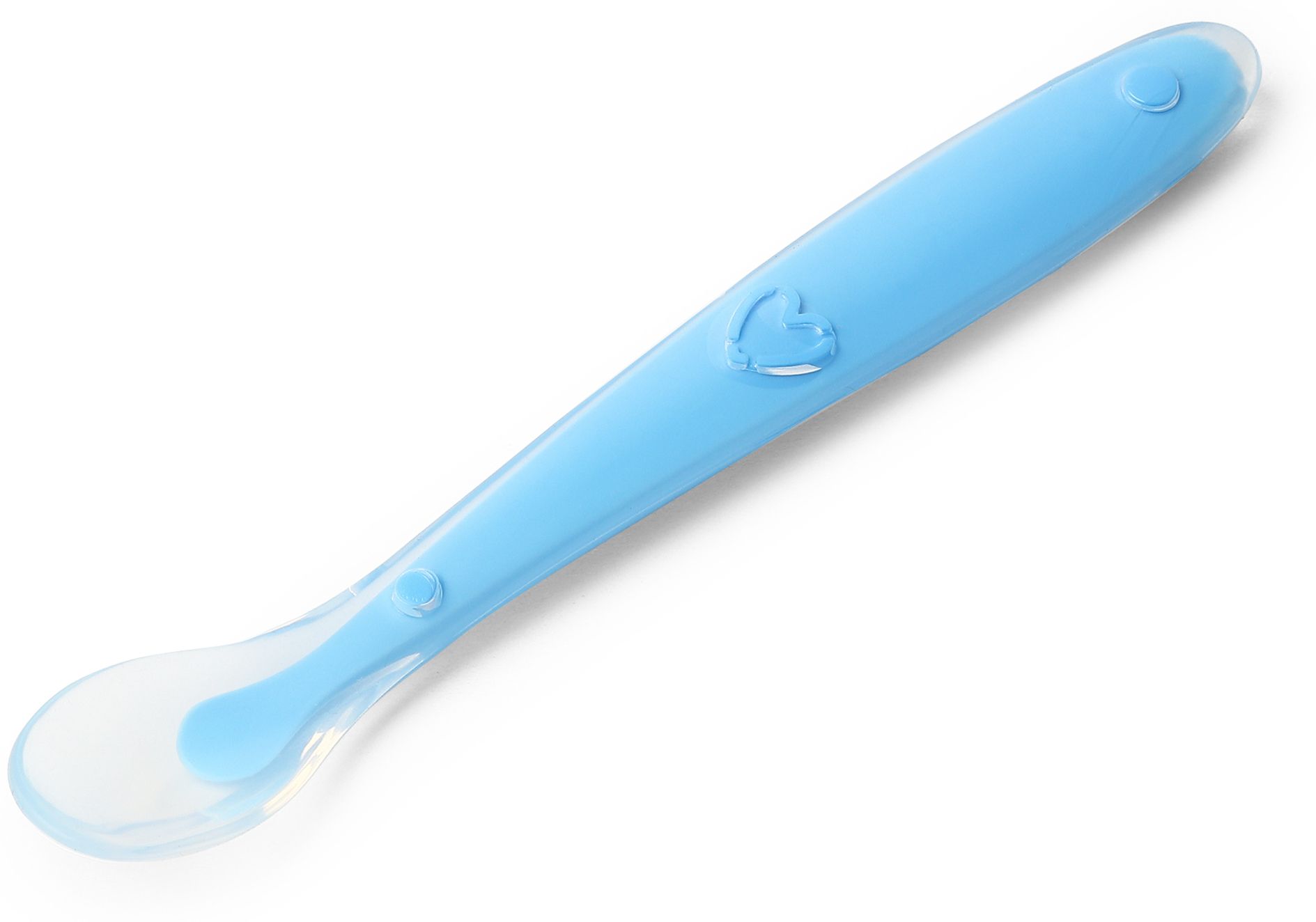 cuddlino Baby Silicone Feeding Spoon | Soft Spoon for Newborns Blue - Silicon-picture-29