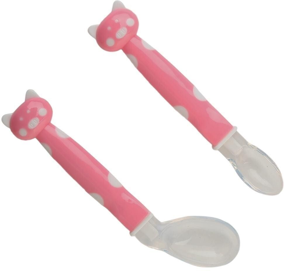 guchigu Baby Training Silicone spoon set ,BPA free-soft silicone tip spoons for newborns- plastic, silicone-picture-30