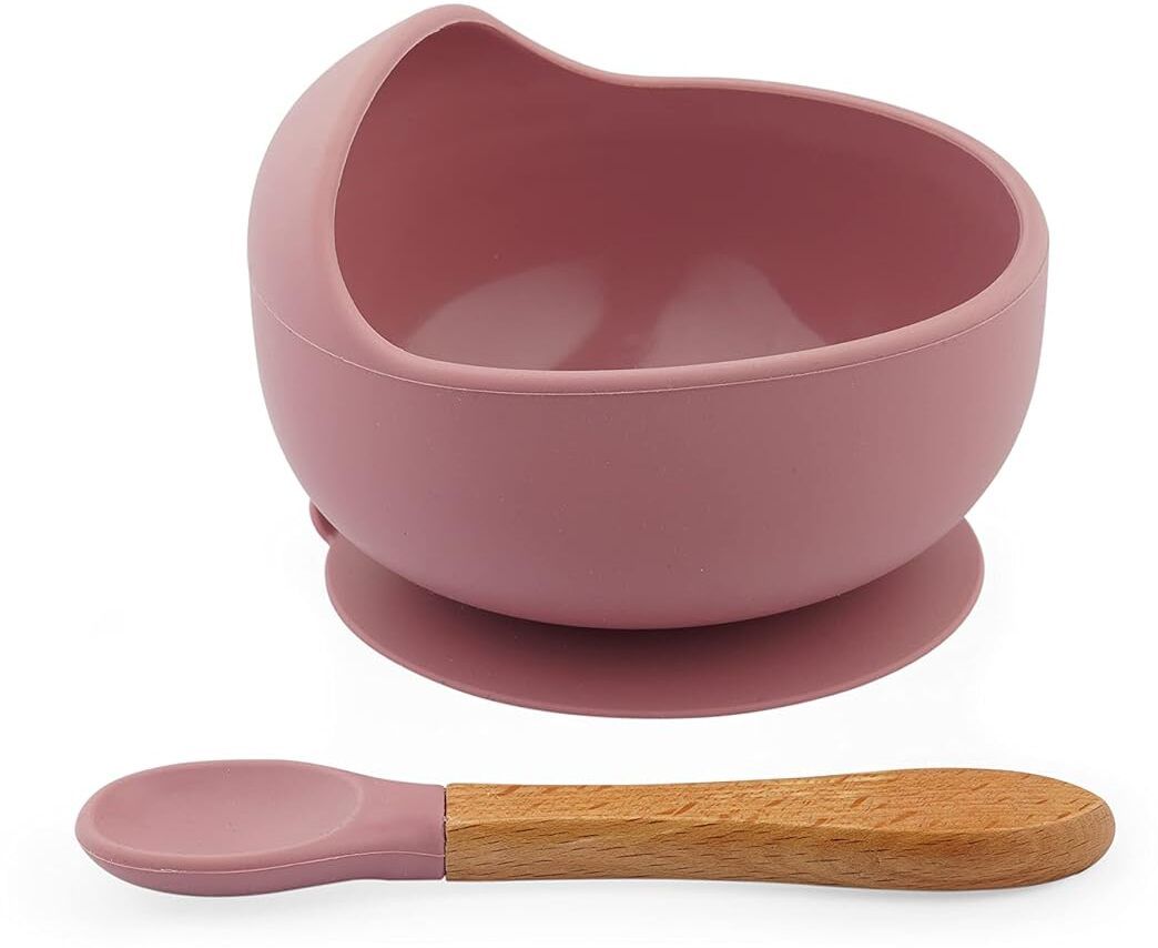 Silicone Mixing Bowl Strong Suction for Toddlers Babies Kids First Stage - SILICON-image-25