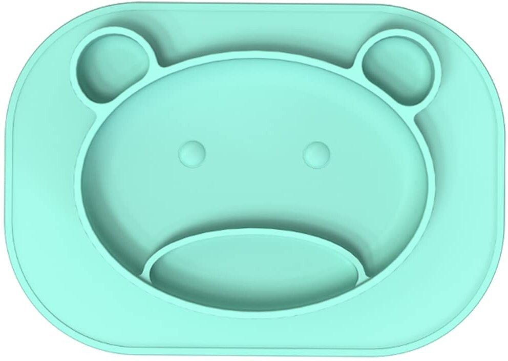 guchigu Silicone Feeding Plate for Babies With suction Base ,BPA free Unbreakable Plate- Silicone-picture-48