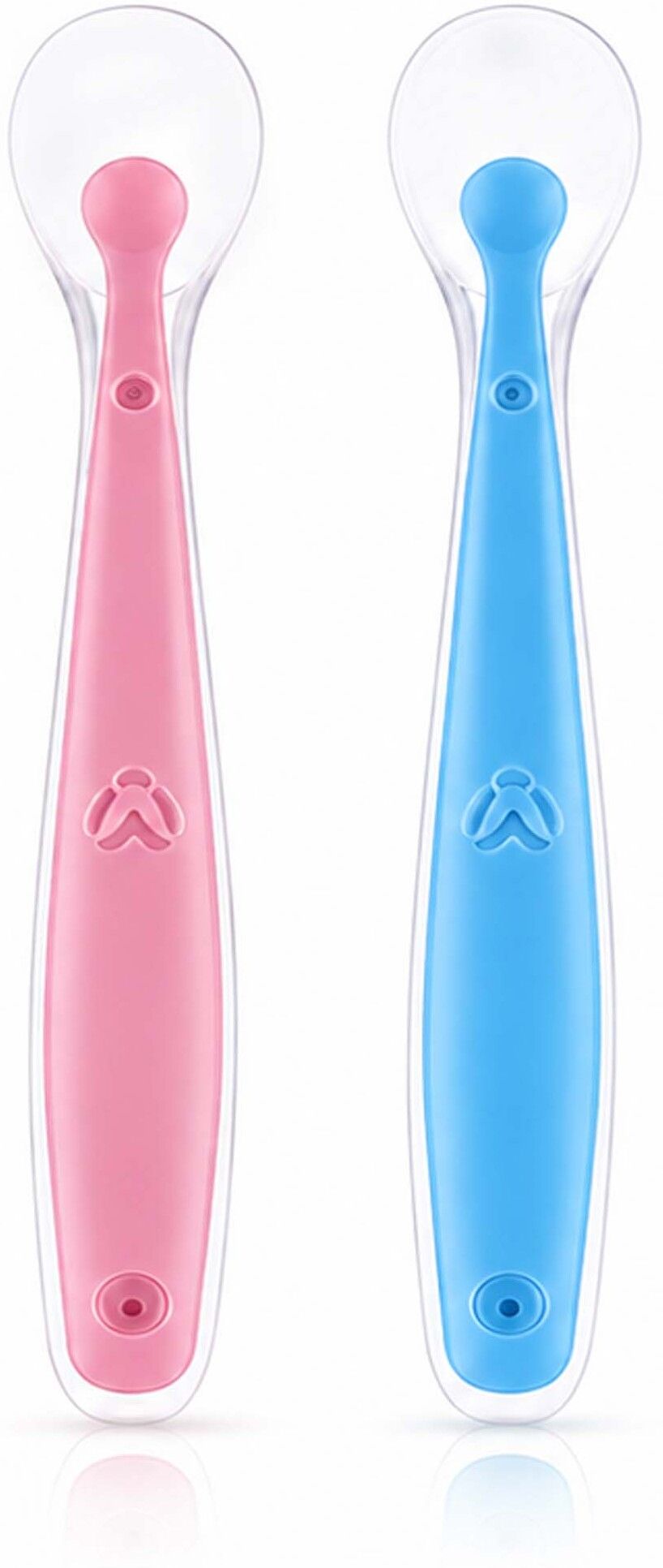 Baby Self-Feeding Spoon Combo with Ultra Soft Tip 3M+ - Food Grade Silicone-image-17