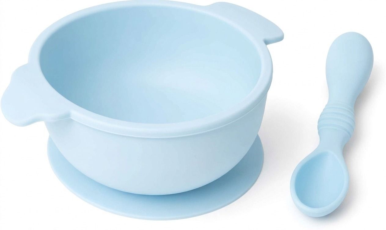harminenterprise Premium Silicone Baby Feeding Bowl with Suction Base & Spoon - 100% Food-Grade Silicone-picture-28