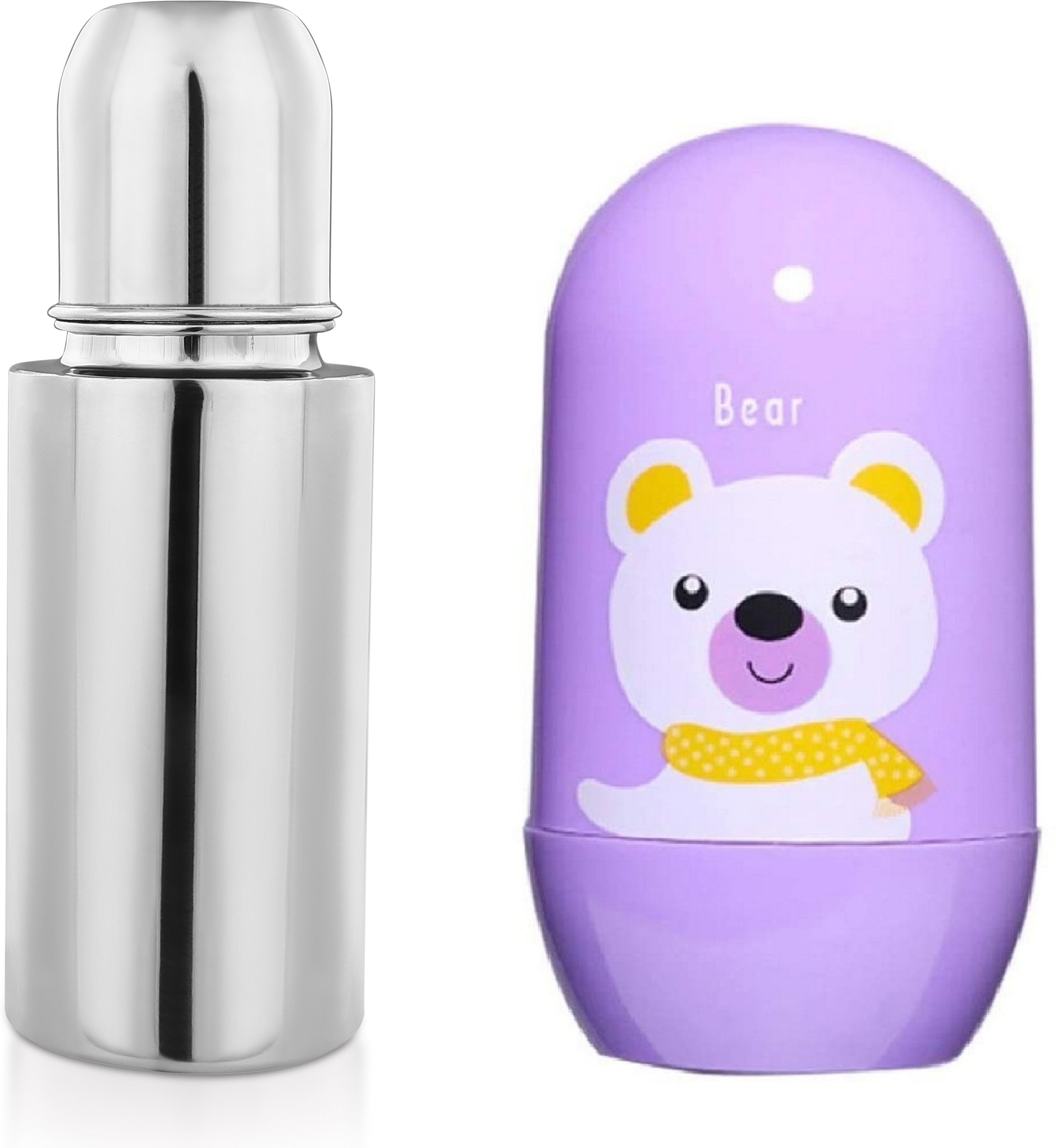 rb point Baby Nail Clipper Cutter & Stainless Steel Baby Feeding Bottle - Steel, Plastic-picture-30