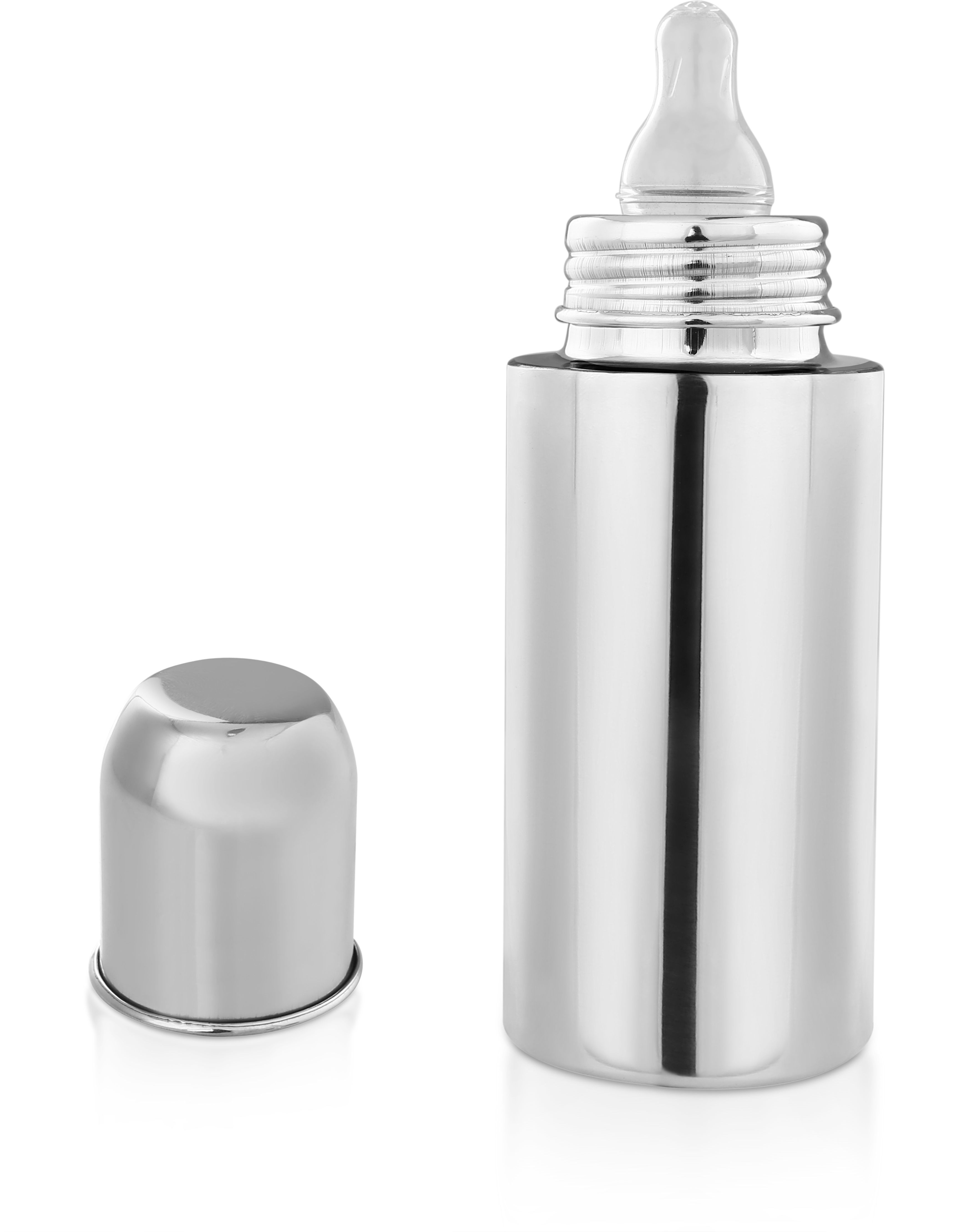 hm point Stainless Steel Feeding Bottle Joint Less 304 Grade BPA Free- Stainless Steel-picture-25