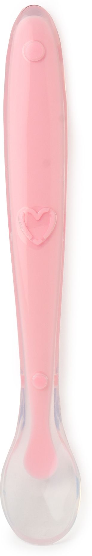 cuddlino Baby Silicone Feeding Spoon | Soft Spoon for Newborns Silicon Pink - Silicon-picture-40